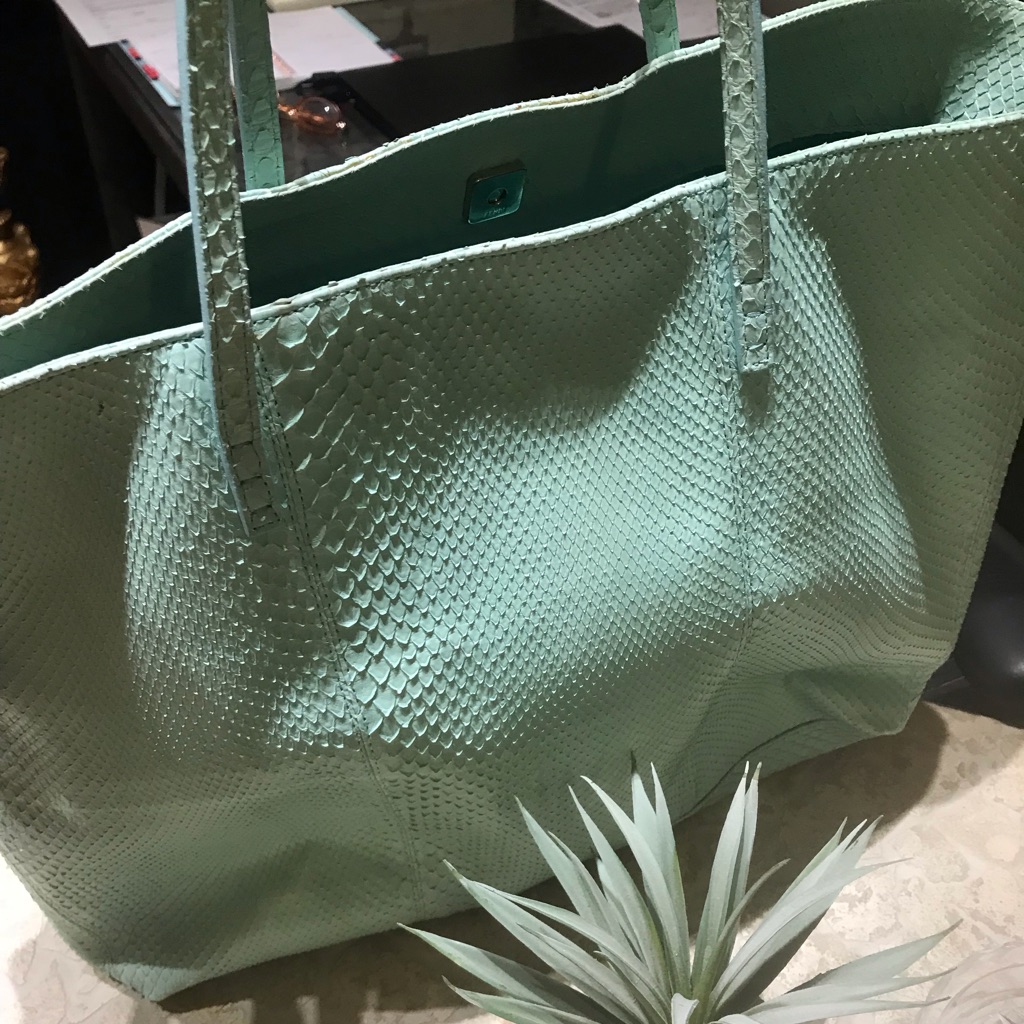 Fendi Python Tote Bag